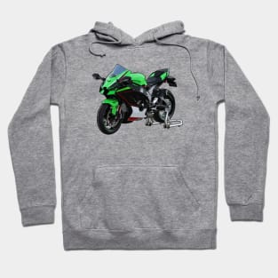 ZX10R Bike Illustration Hoodie